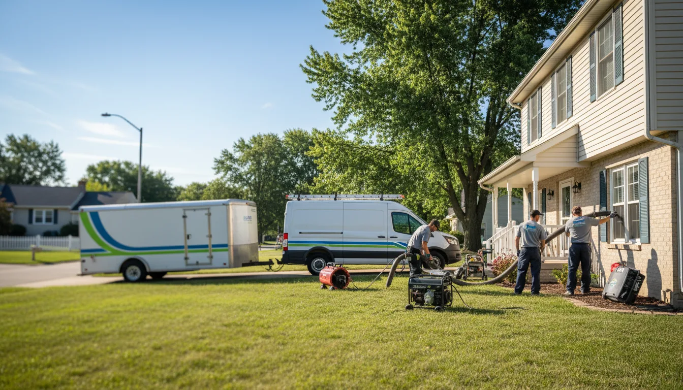 Flooded Basement Restoration And Cleanup With Repair in Interlochen, MI near me